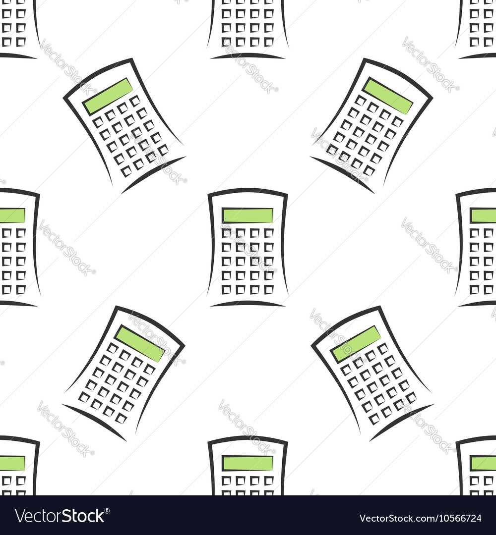 Calculators seamless pattern