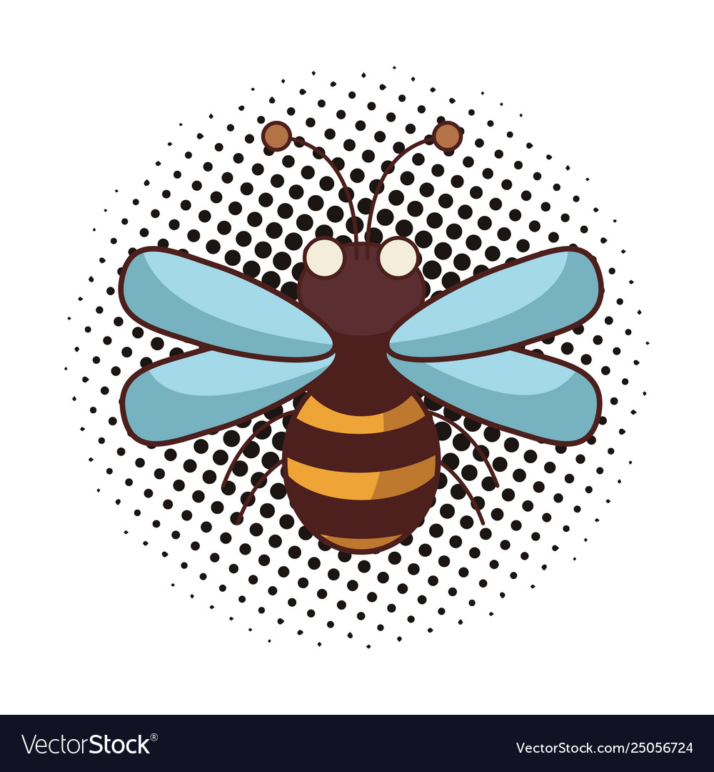 Cute bee cartoon