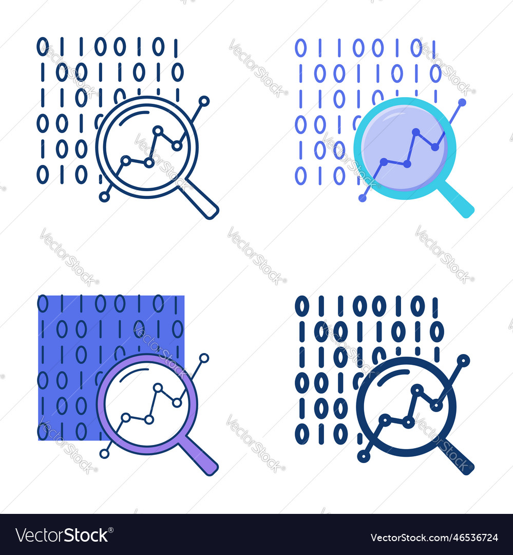 Data Analysis Icon Set