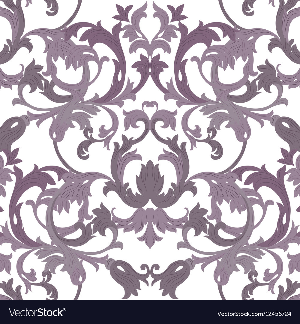 exquisite baroque element damask pattern damask template