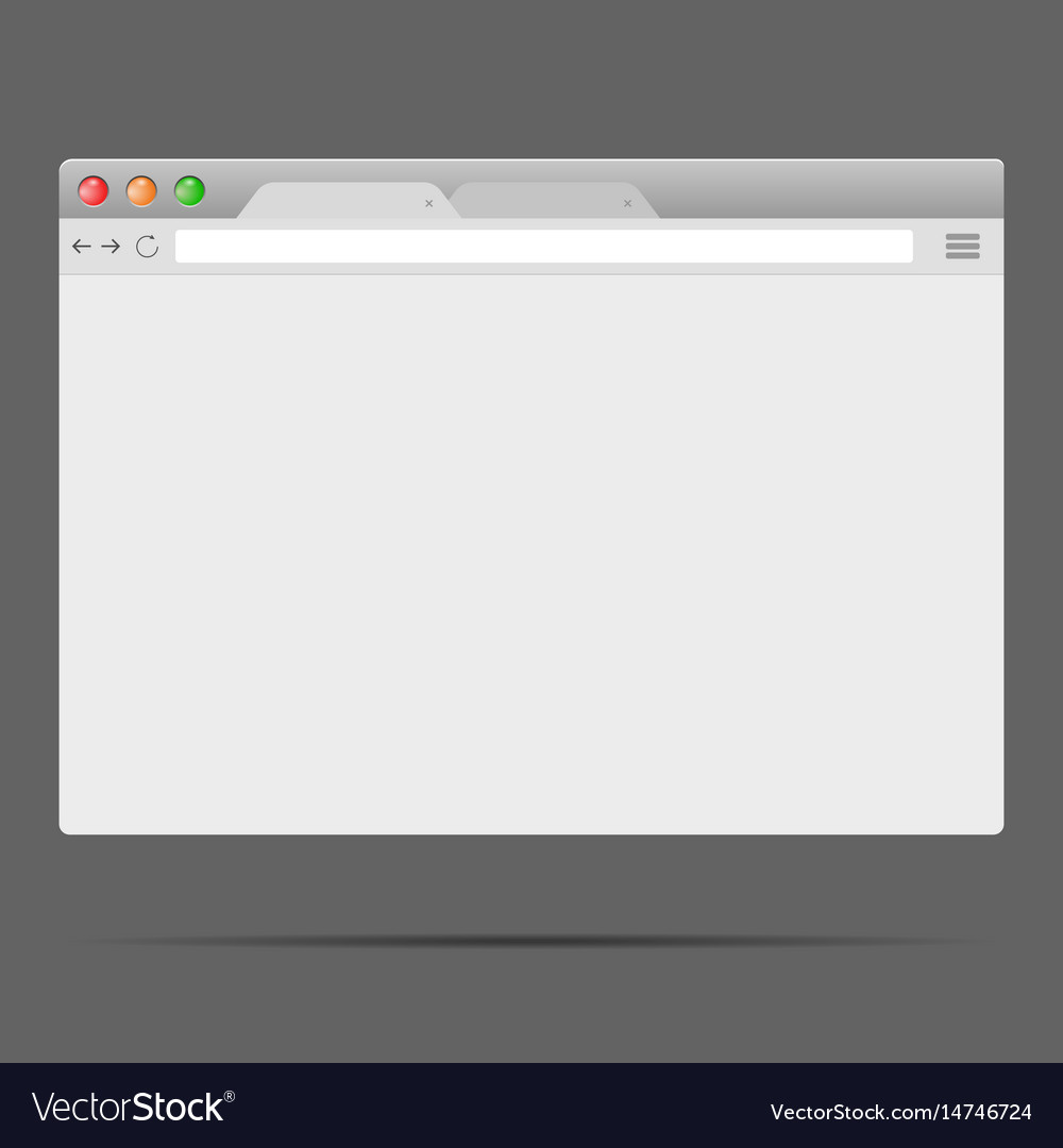 Modern Web Browser Window