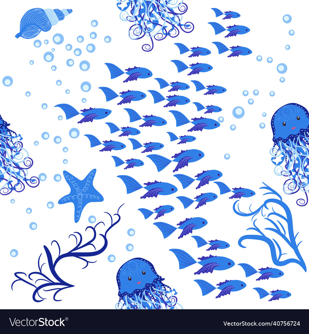 Seamless pattern with detailed transparent vector image Seamless pattern with detailed transparent