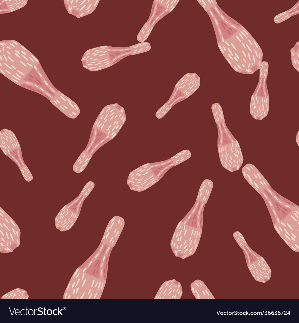 Seamless random pattern with pink colored juggler vector image Seamless random pattern with pink colored juggler