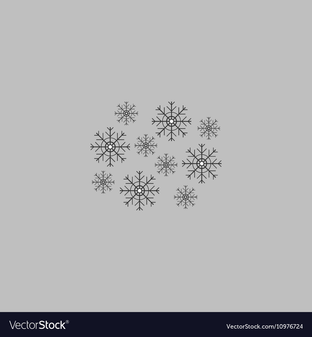 Snowflakes computer symbol