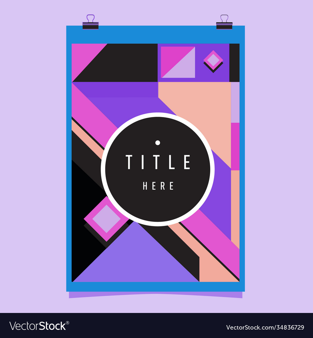 Abstract colorful geometric pattern background Vector Image Abstract colorful geometric pattern background