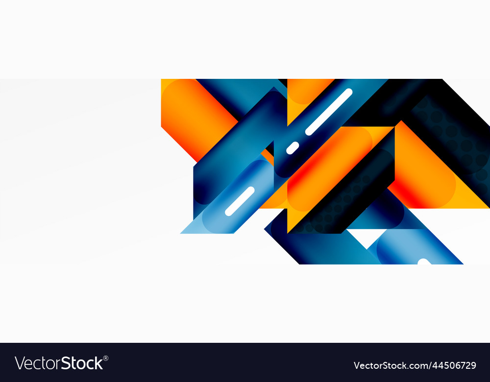 Background minimal geometric composition lines vector image Background minimal geometric composition lines