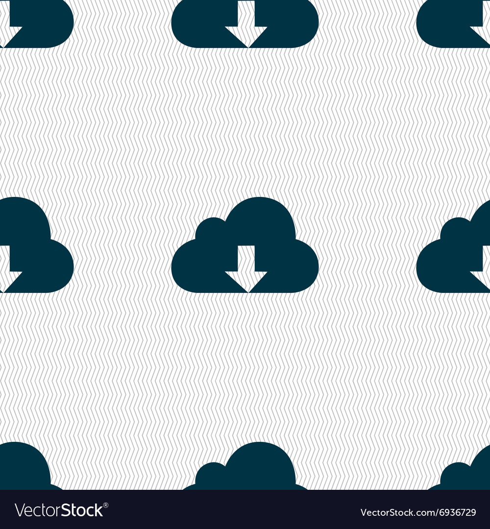 Backup icon sign seamless pattern with geometric