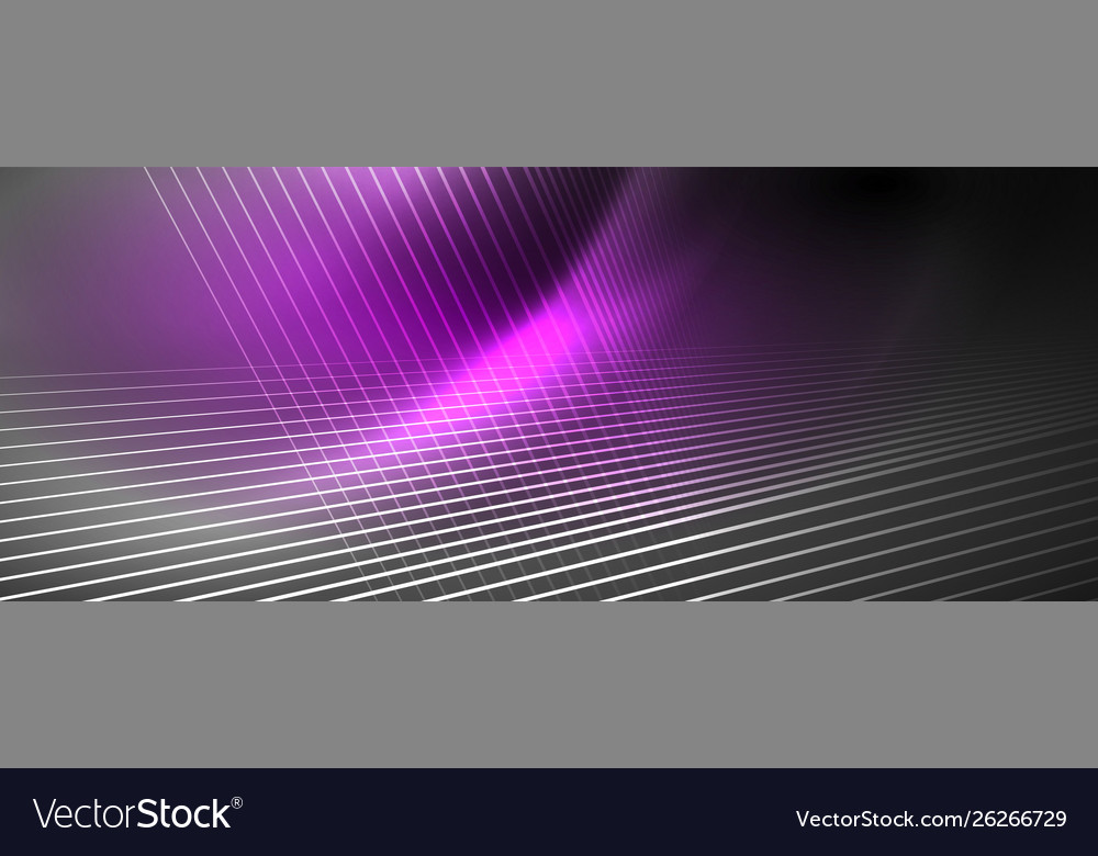 Color light with lines outer space background vector image Color light with lines outer space background