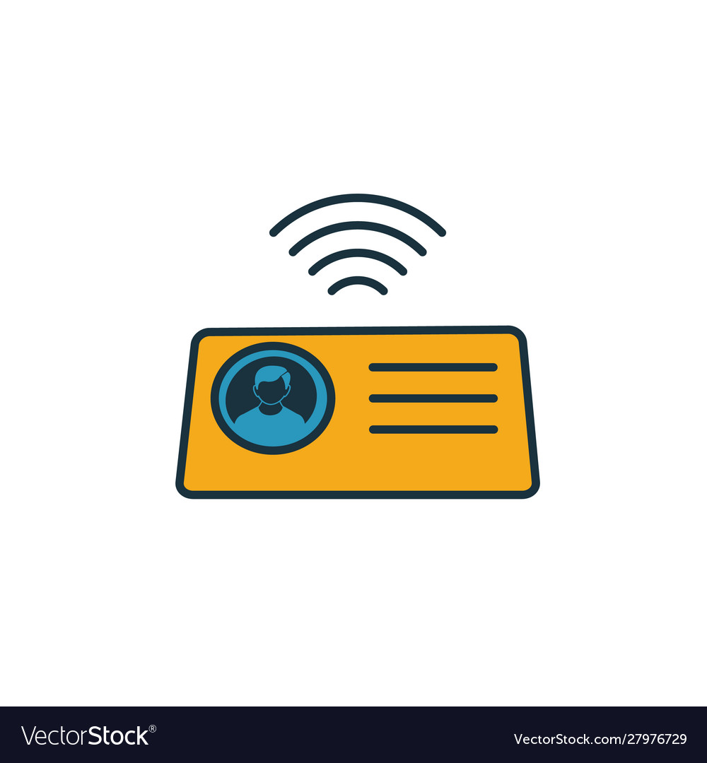 Digital key icon simple element from smart vector image Digital key icon simple element from smart