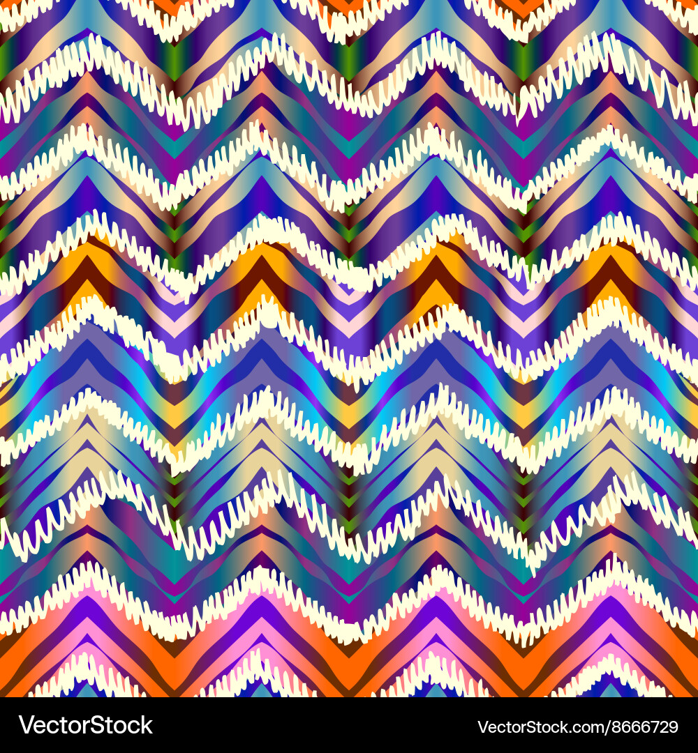 Ethnic chevron pattern Royalty Free Vector Image