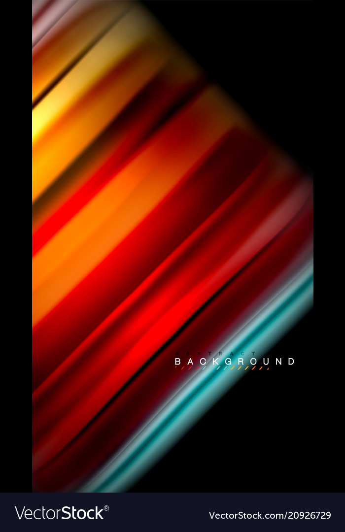 Fluid Color Wave Abstract