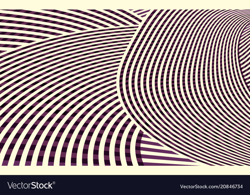 Abstract curve stripe pattern vector image Abstract curve stripe pattern