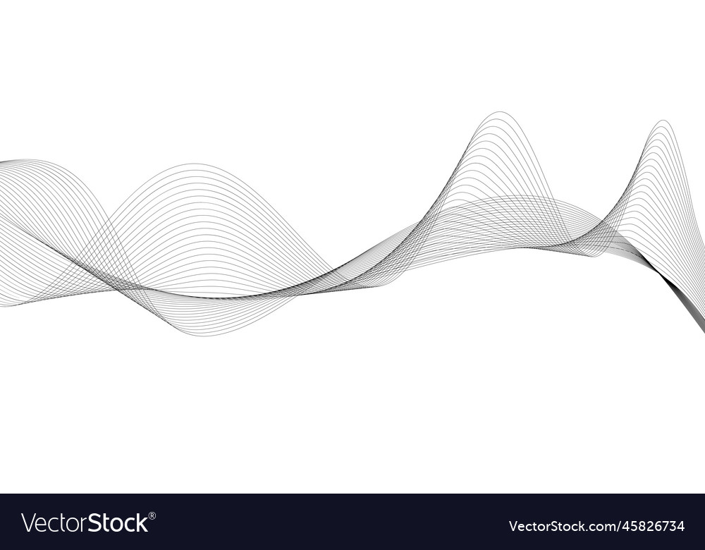 Abstract wave element for design digital vector image Abstract wave element for design digital