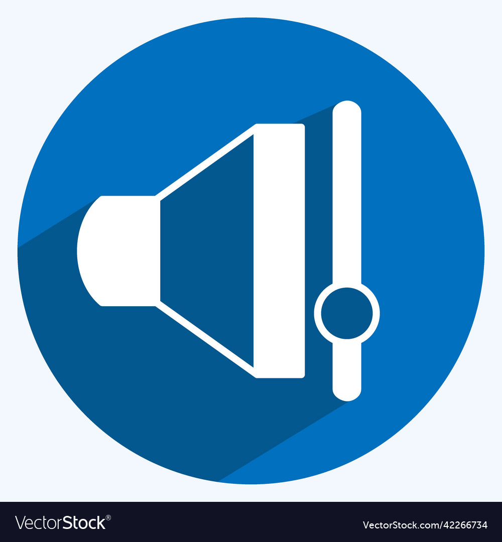 Icon volume control suitable for web interface vector image Icon volume control suitable for web interface