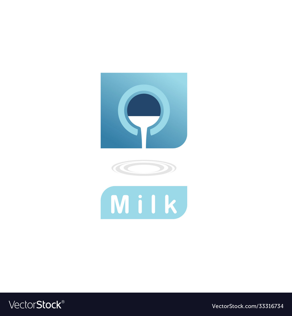 Milk label logo design inspiration