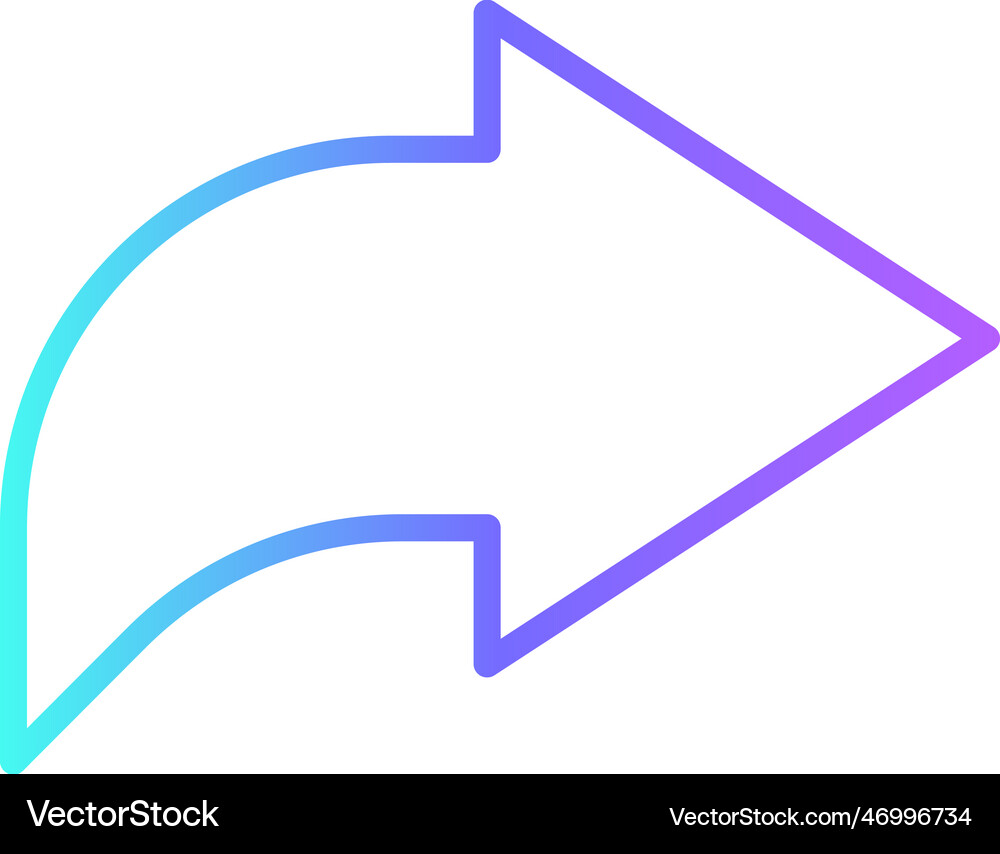Share marketing icon with blue duotone style Vector Image