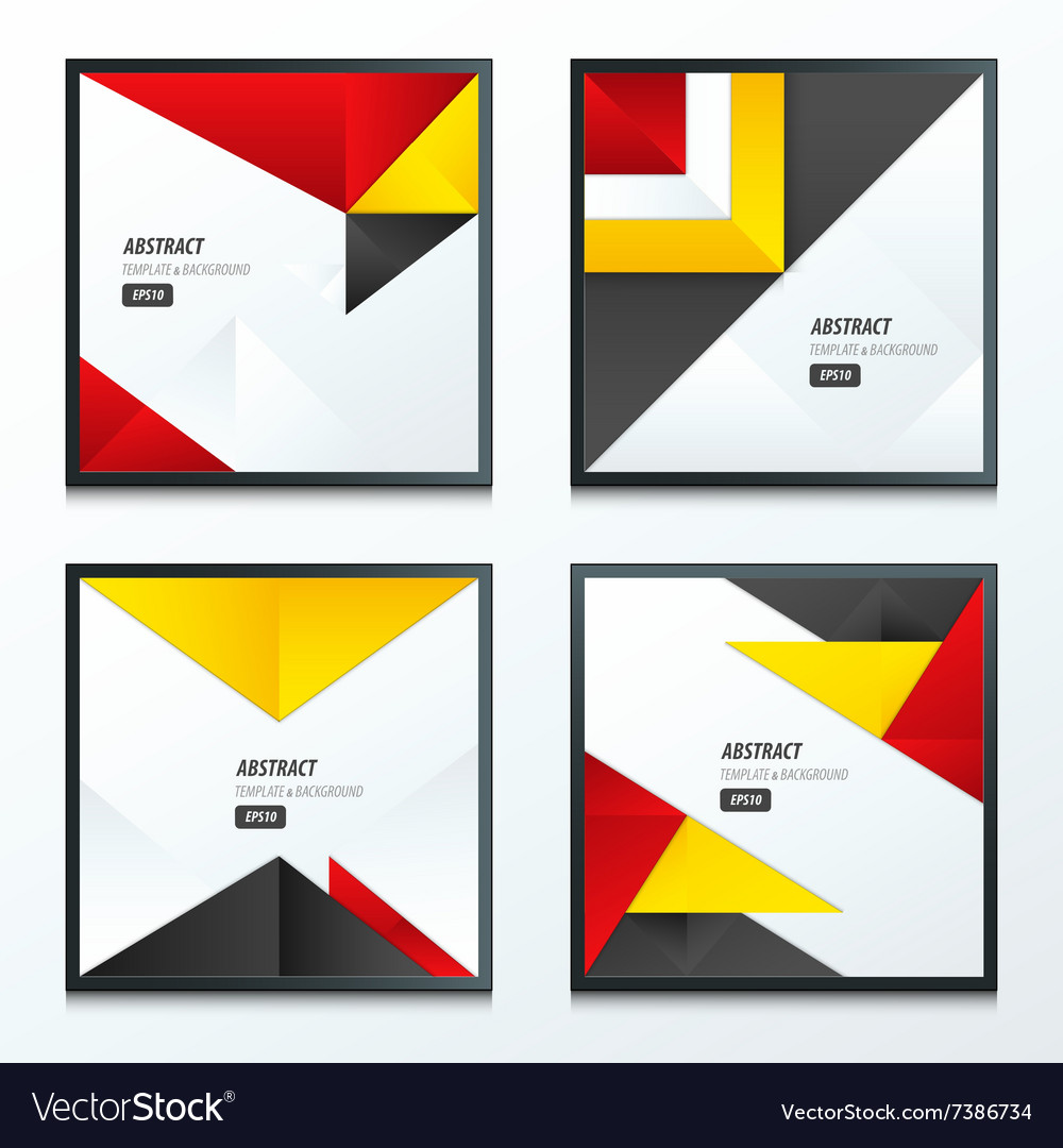Striped triangle template design