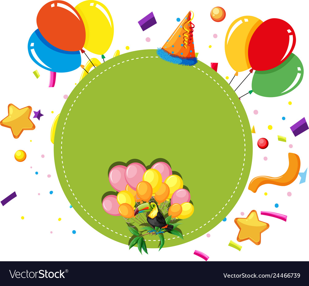 A birthday card template