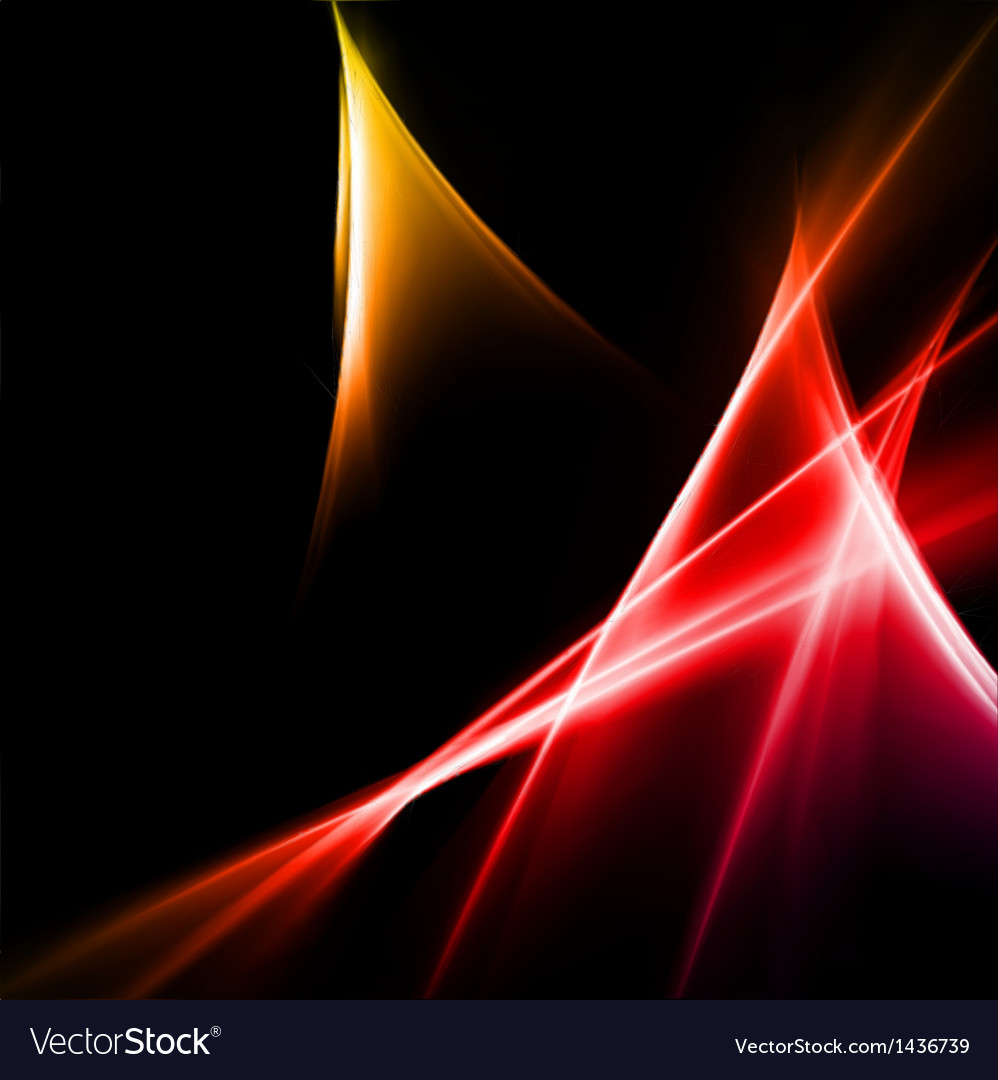 Abstract Yellow And Red Rays Lights Royalty Free Vector Red Rays Lights Royalty Free Vector