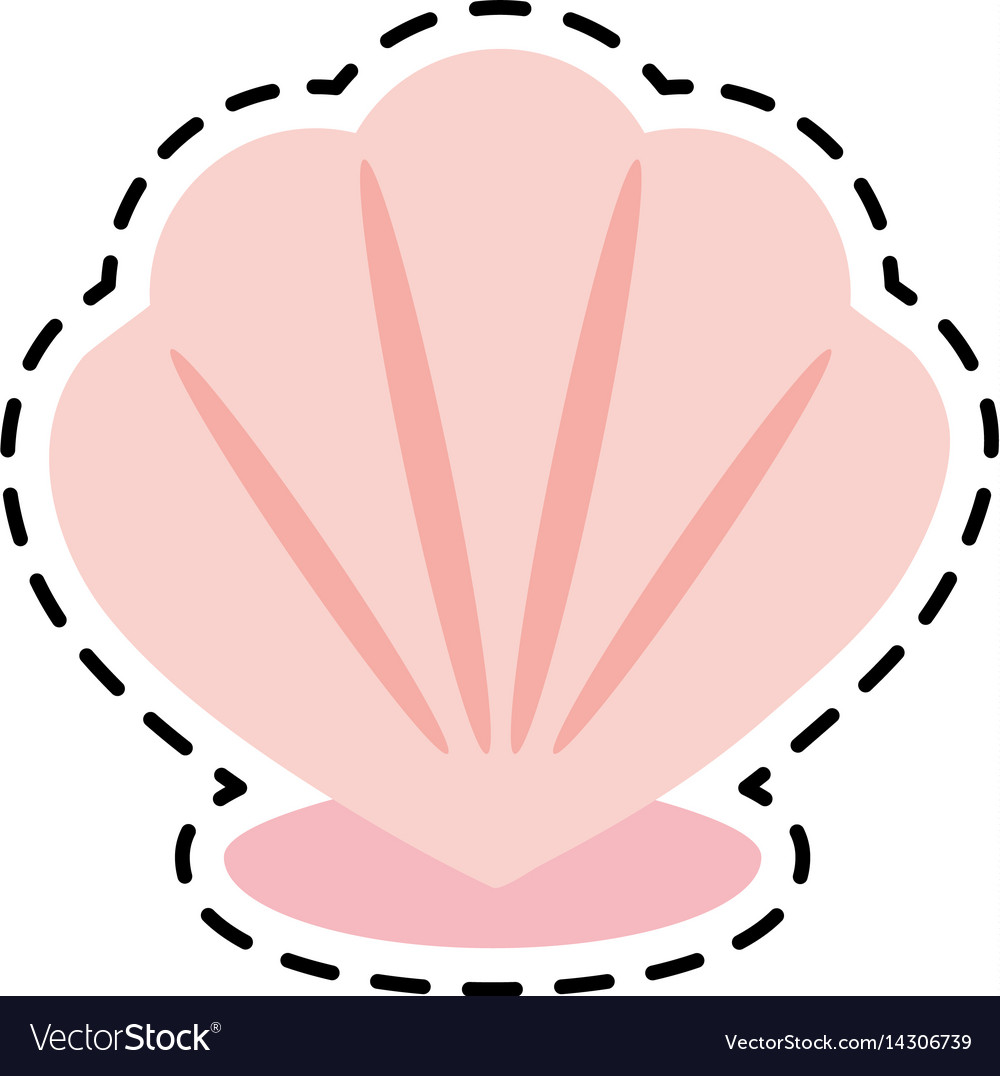 Conch or shell icon image
