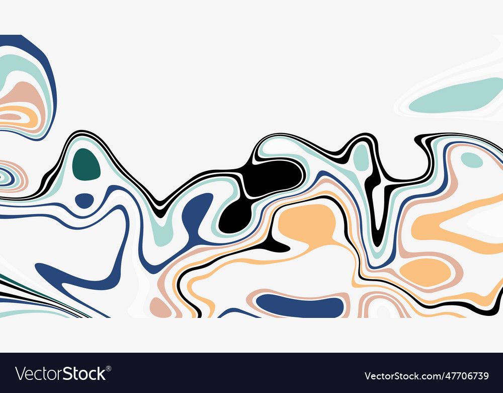 Dynamic Fluid Waves - Abstract Art