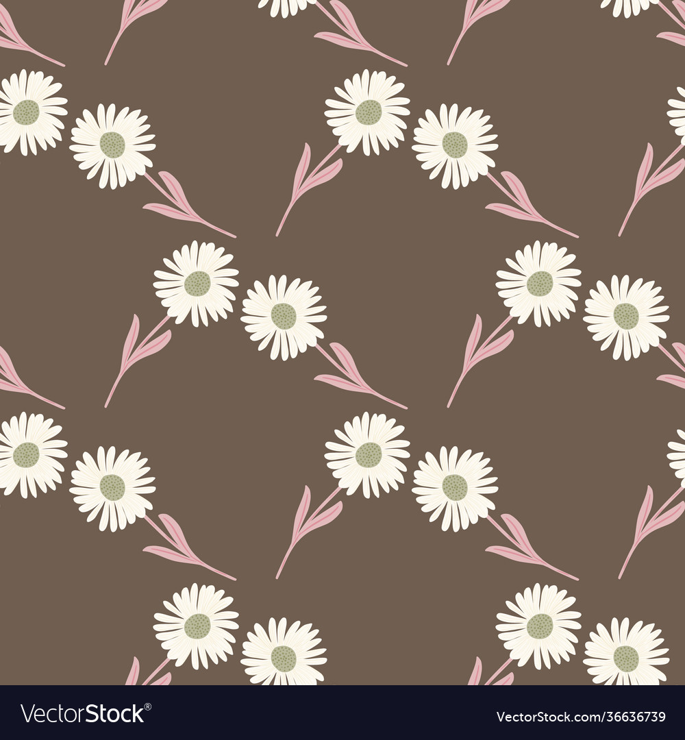 Geometric style seamless pattern with white vector image Geometric style seamless pattern with white