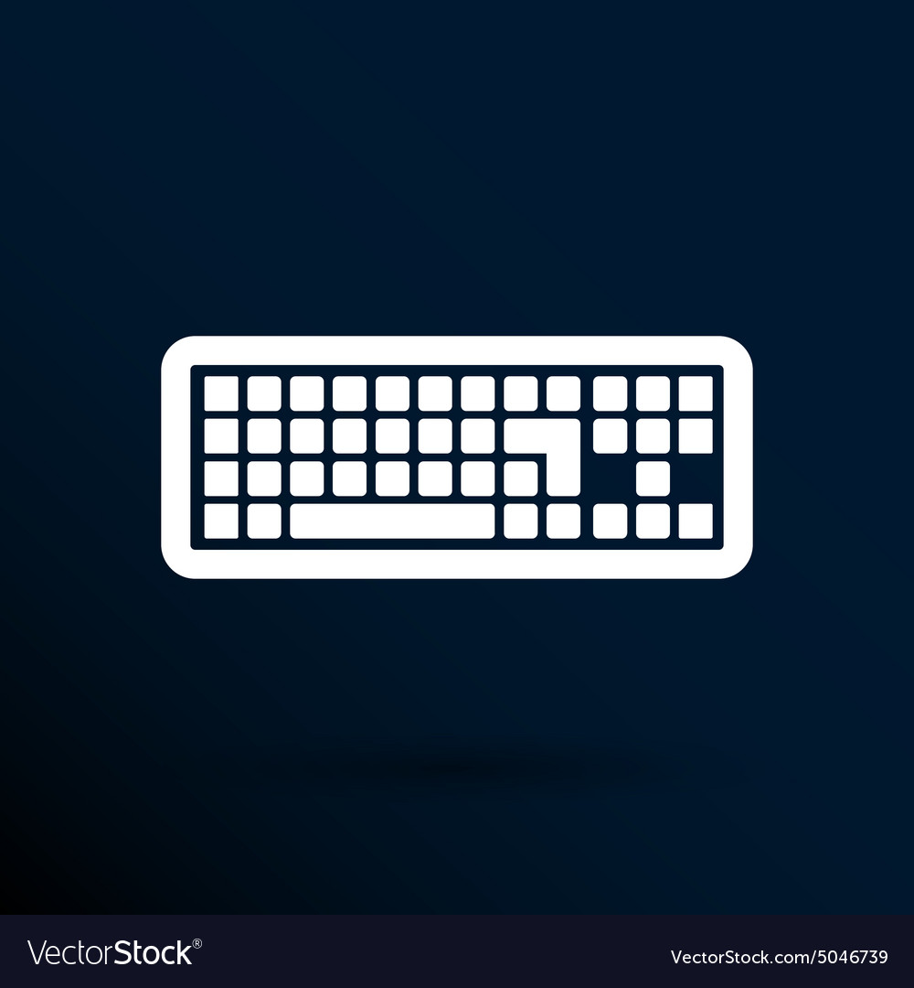 Icon keyboard laptop input put key alphabet tool