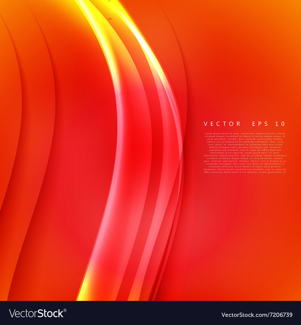 Red background curve