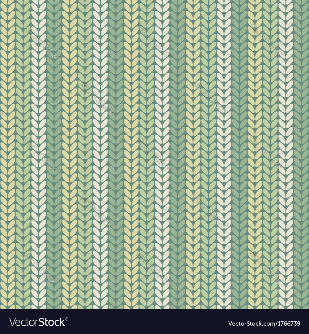 Seamless knitted pattern