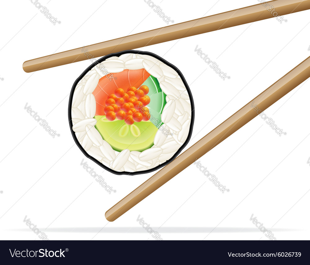 Sushi and chopsticks 02