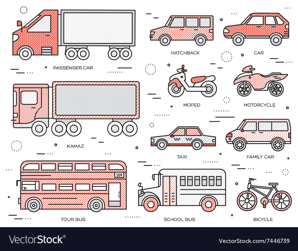 Transport-Icon-Sammlung