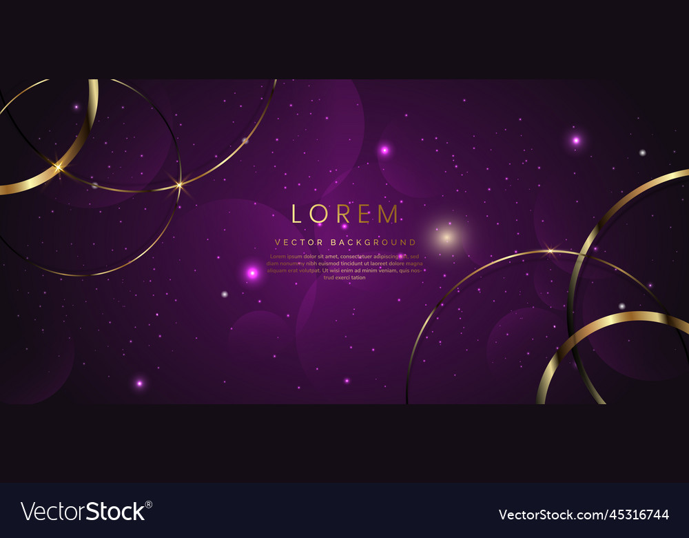Abstract golden circle lines overlapping Vector Image Abstract golden circle lines overlapping