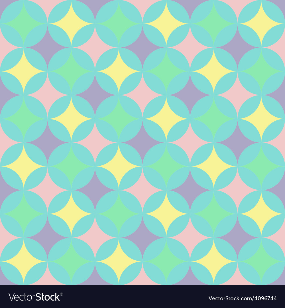 Abstract retro geometric pattern