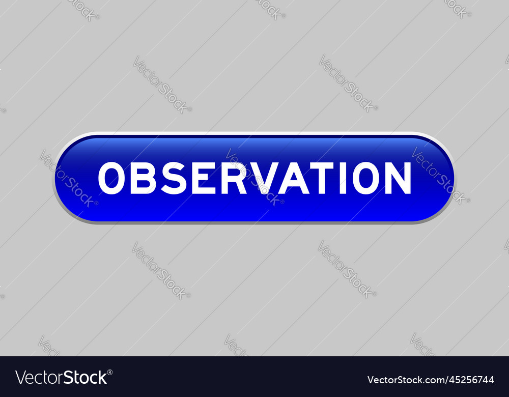 Blue color capsule shape button with word vector image Blue color capsule shape button with word