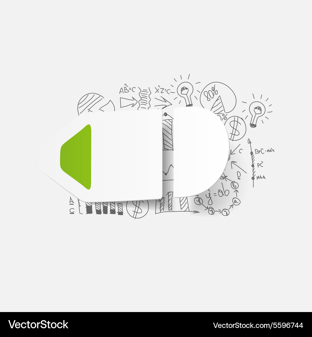 Drawing business formulas pencil Royalty Free Vector Image