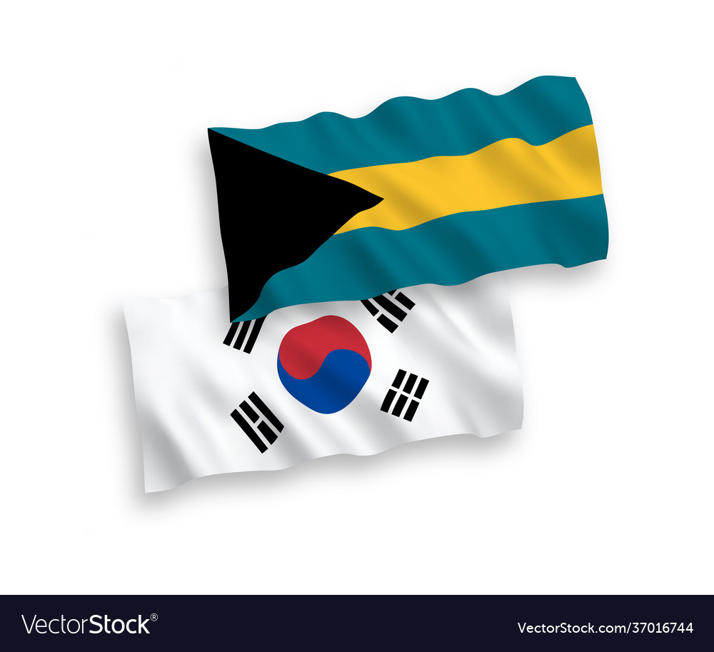 Flags south korea and commonwealth