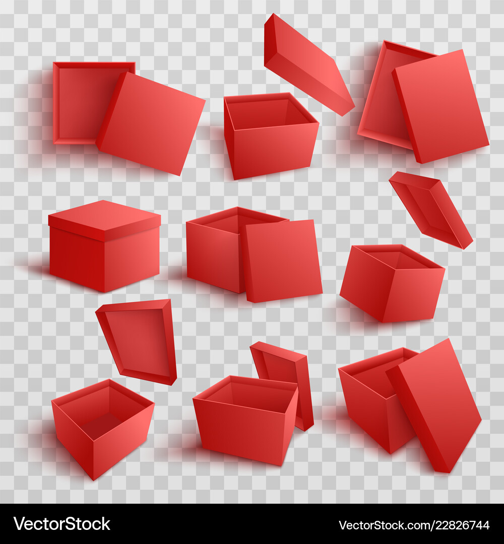 Open Gift Boxes - Festive Collection Royalty Free Vector