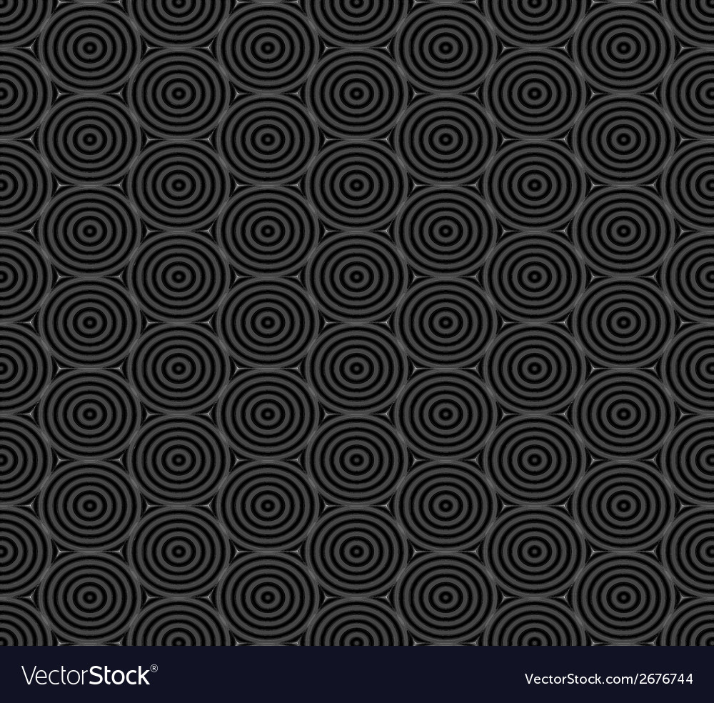 Overlapping Black Circles Pattern
