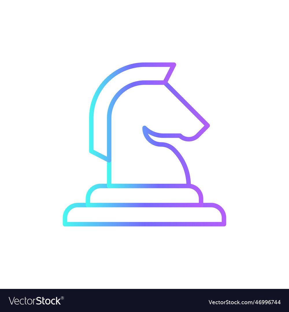 Strategy marketing icon with blue duotone style