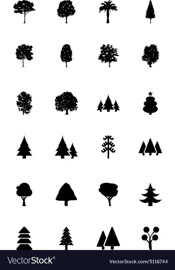 Trees icons 1