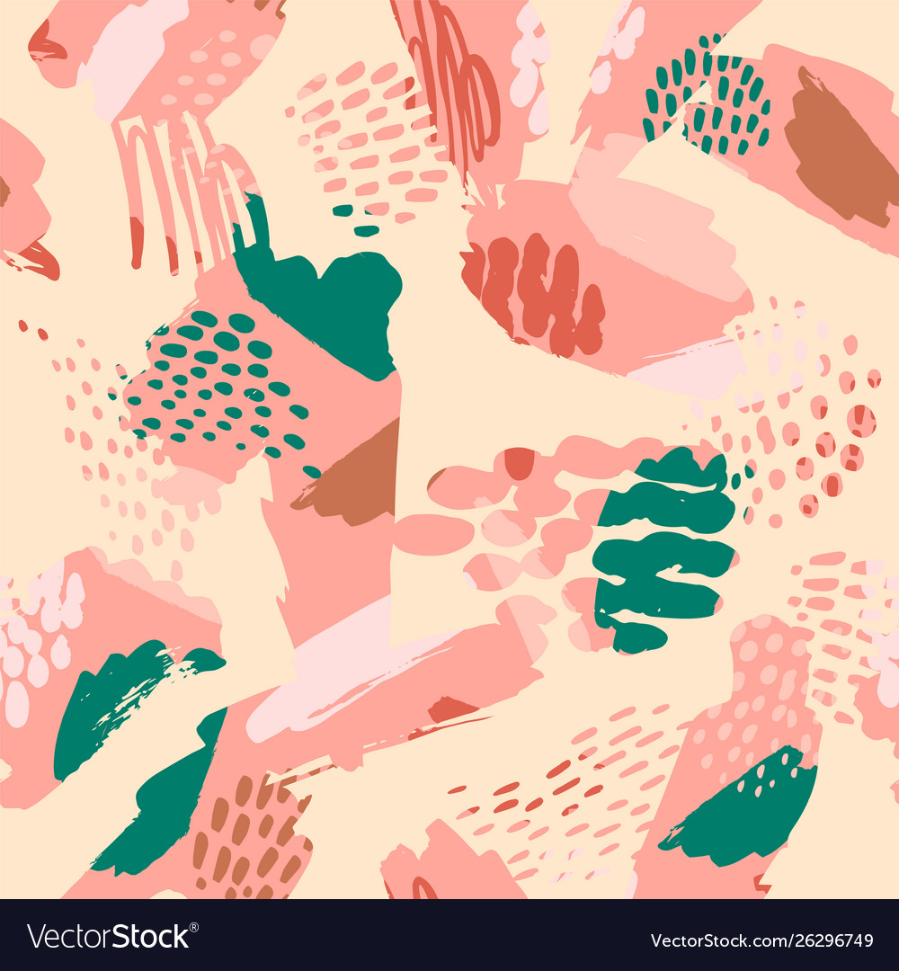 Abstract Brushstroke Pattern