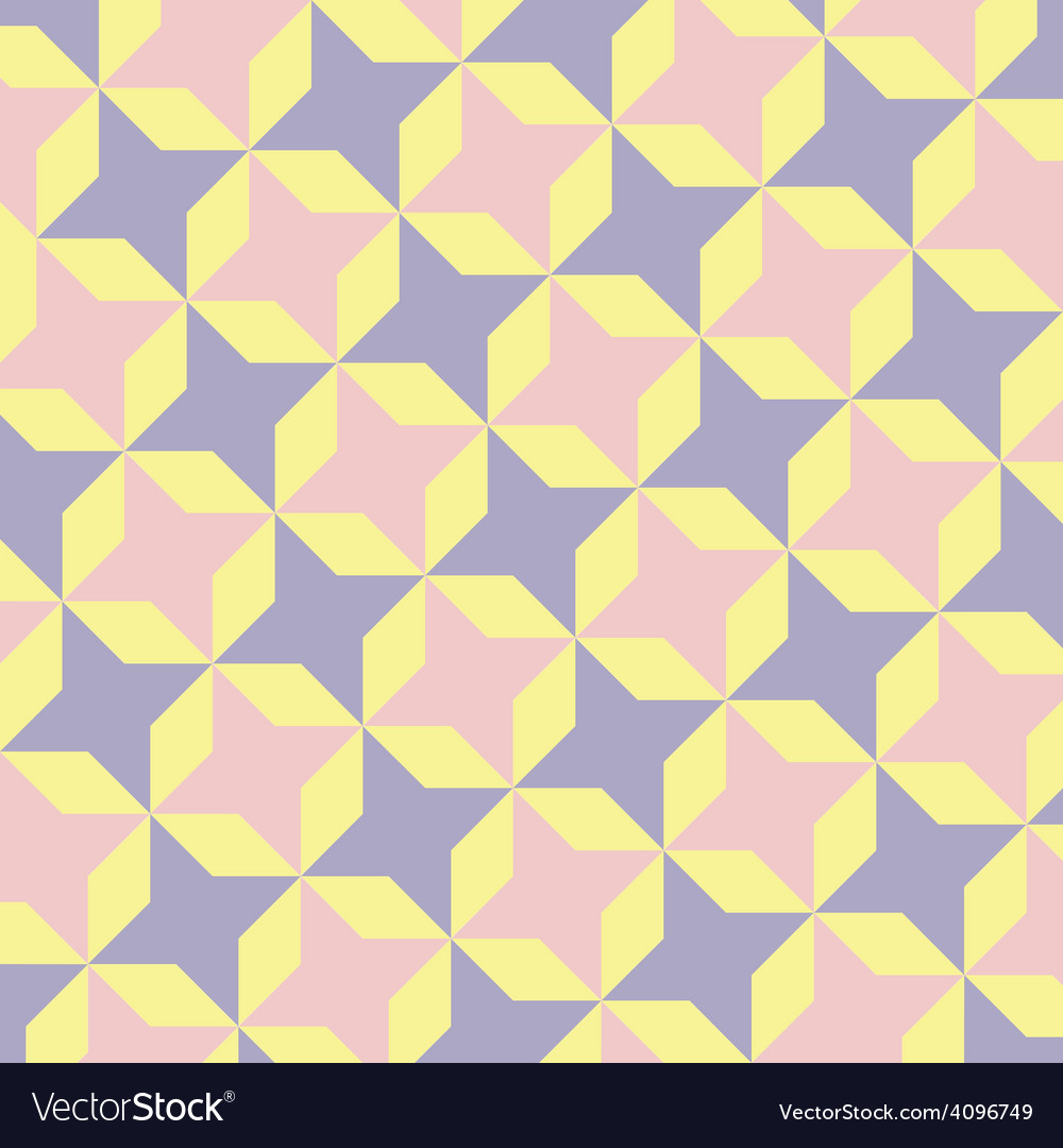 Abstract retro geometric pattern