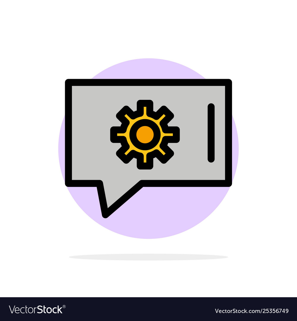 Chat preferences setting support Vector Image Chat preferences setting support