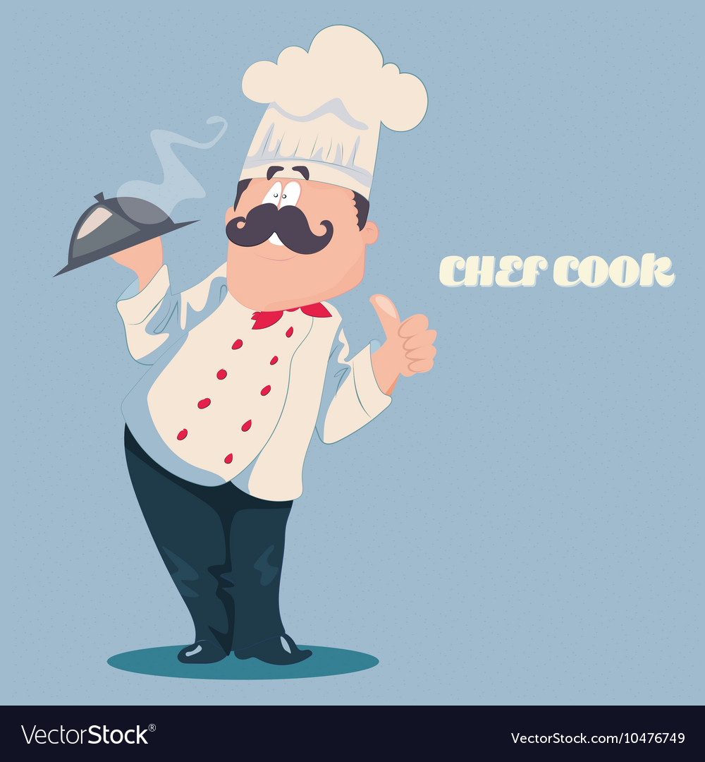 Chef cartoon character Royalty Free Vector Image