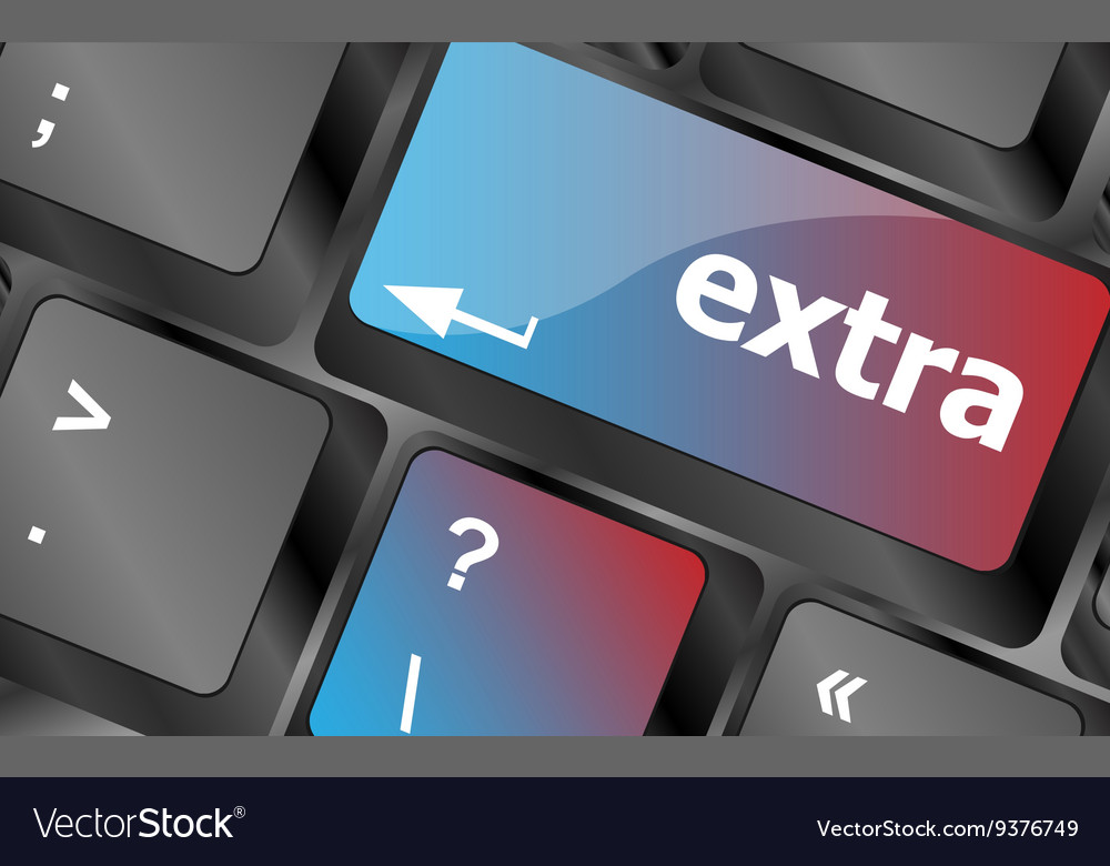 Computer keyboard key - extra word
