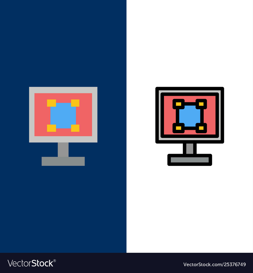 Crop graphics design program application icons Vector Image Crop graphics design program application icons