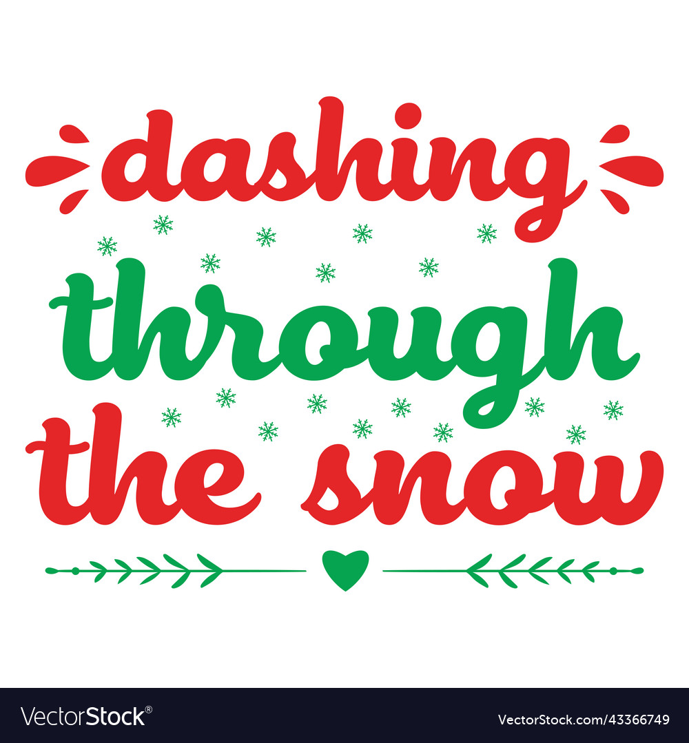 Dashing through the snow