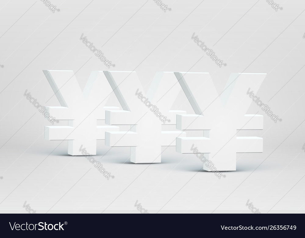 High detailed 3d font characters vector image High detailed 3d font characters