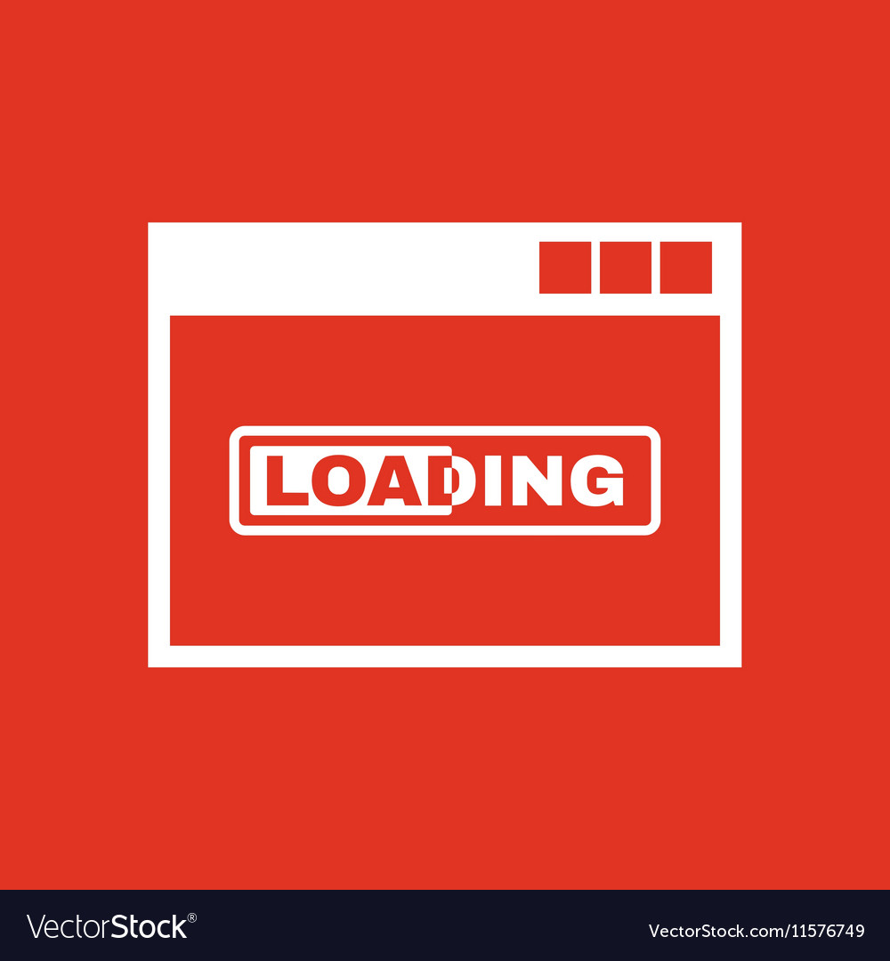 Loading icon design symbol web