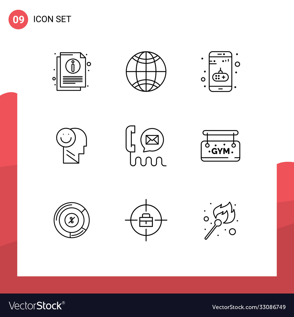 User interface pack 9 basic outlines
